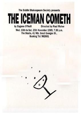 Programme cover from the 1989 performance of The Iceman Cometh
