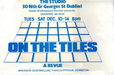 Programme cover from the 1985 performance of on the tiles