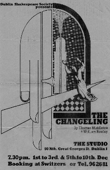 Programme cover from the 1983 performance of The Changeling.