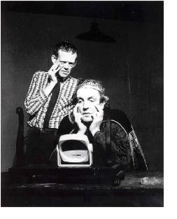 Cast from the 1986 performance of the dresser