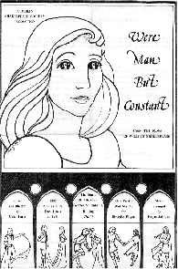 Programme from the 1982 production of Were Man but Constant