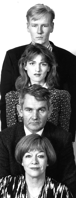 Cast members from the 1992 performance of Who's Afraid of Virginia Woolf