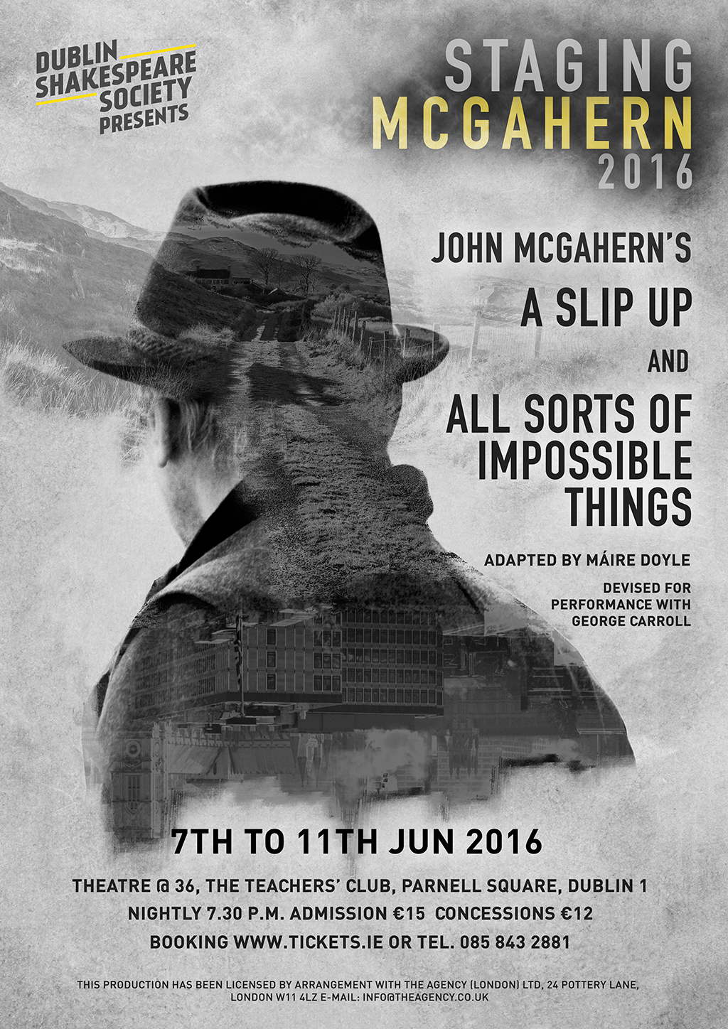 Dublin Shakespeare Society Staging McGahern 2016