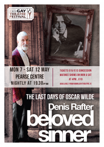 Friend of Dublin Shakespeare Society Denis Rafter